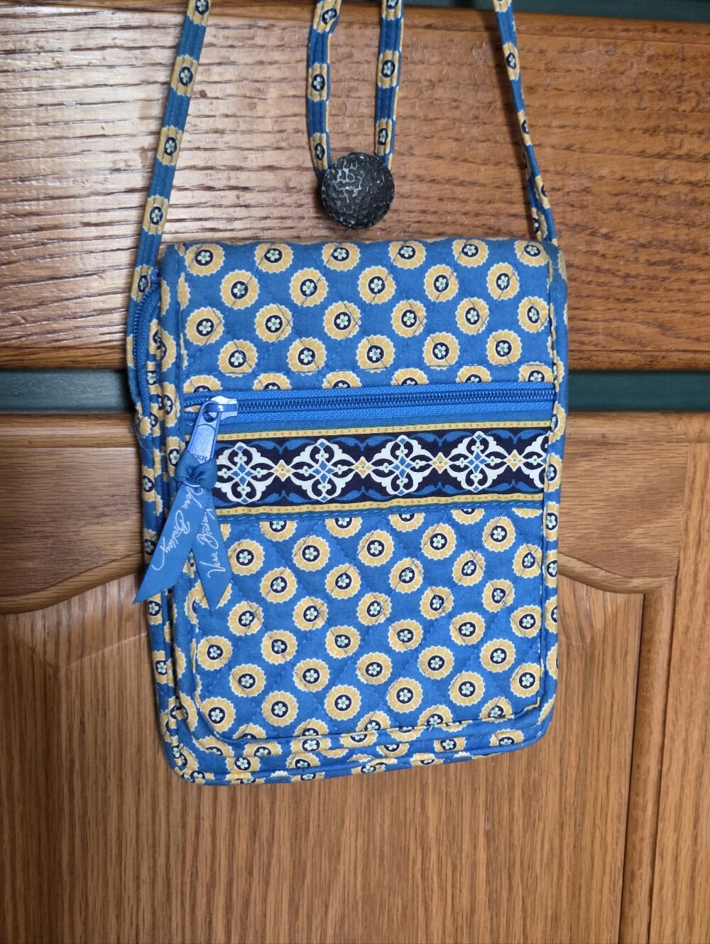 Vera Bradley Rivera Blue Small Crossbody Bag